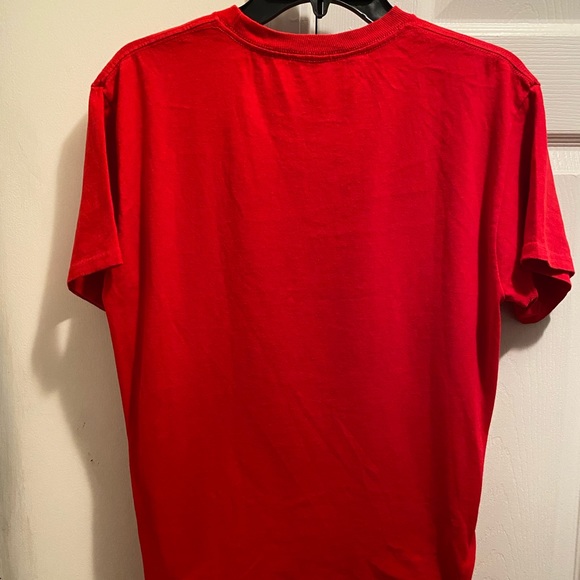 Atlanta Hawks Playoffs Believe NBA Team Logo Red T-shirt - Picture 3 of 4